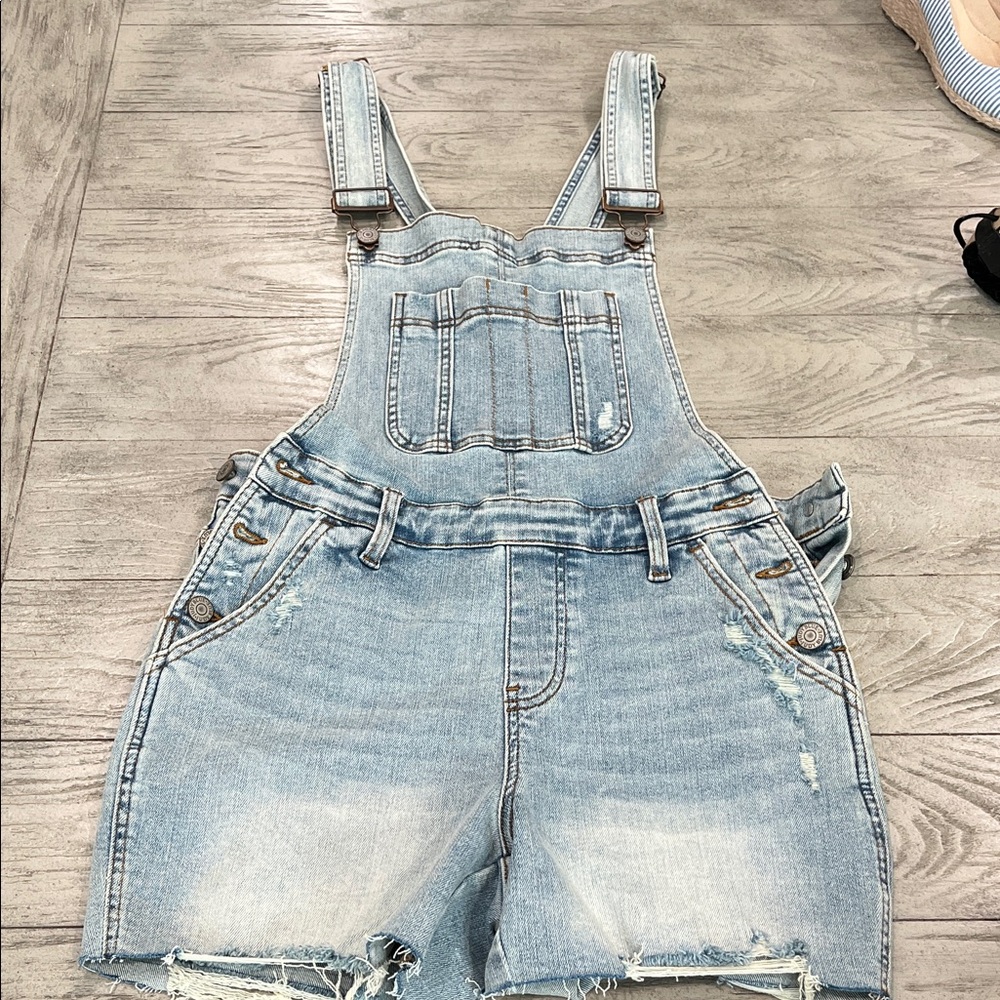 Judy Blue Light Wash Denim Overalls